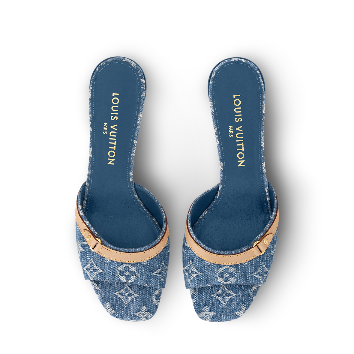 Monogram Kitten Heels