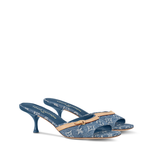 Monogram Kitten Heels