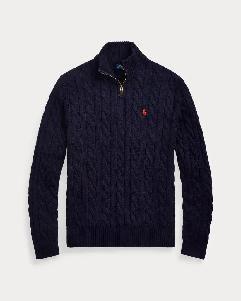 "RL" Knit Halfzip