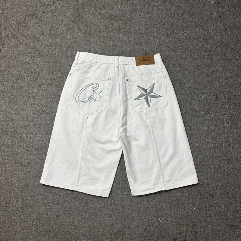 “Crtz Shorts” White