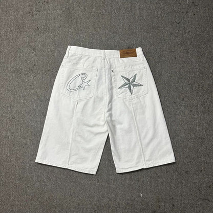 “Crtz Shorts” White