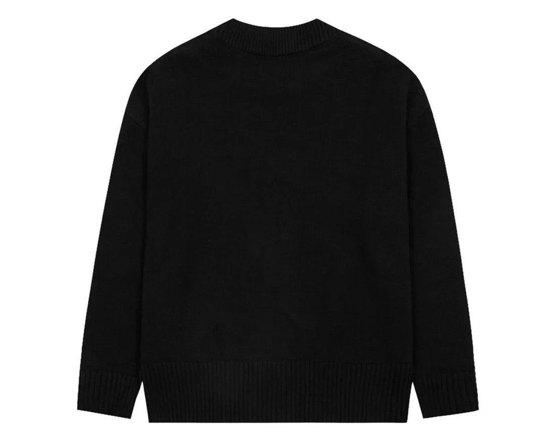 Modischer Strickpullover