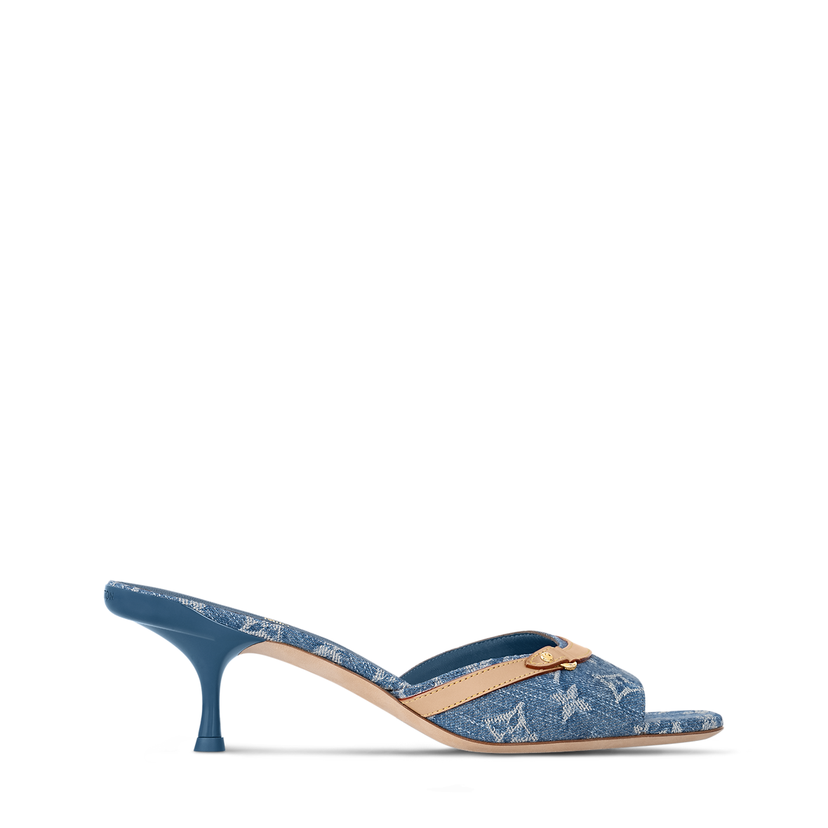 Monogram Kitten Heels