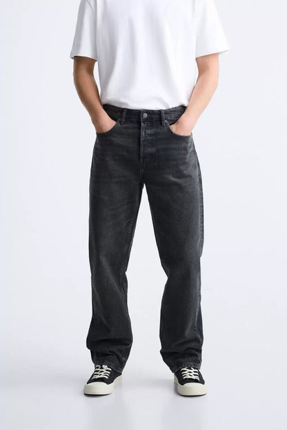 Jeans mit langem Bein