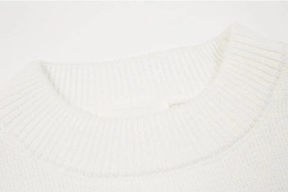 Modischer Strickpullover