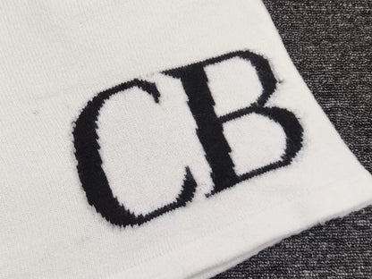 “CB” Shorts White
