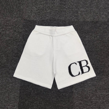 “CB” Shorts White