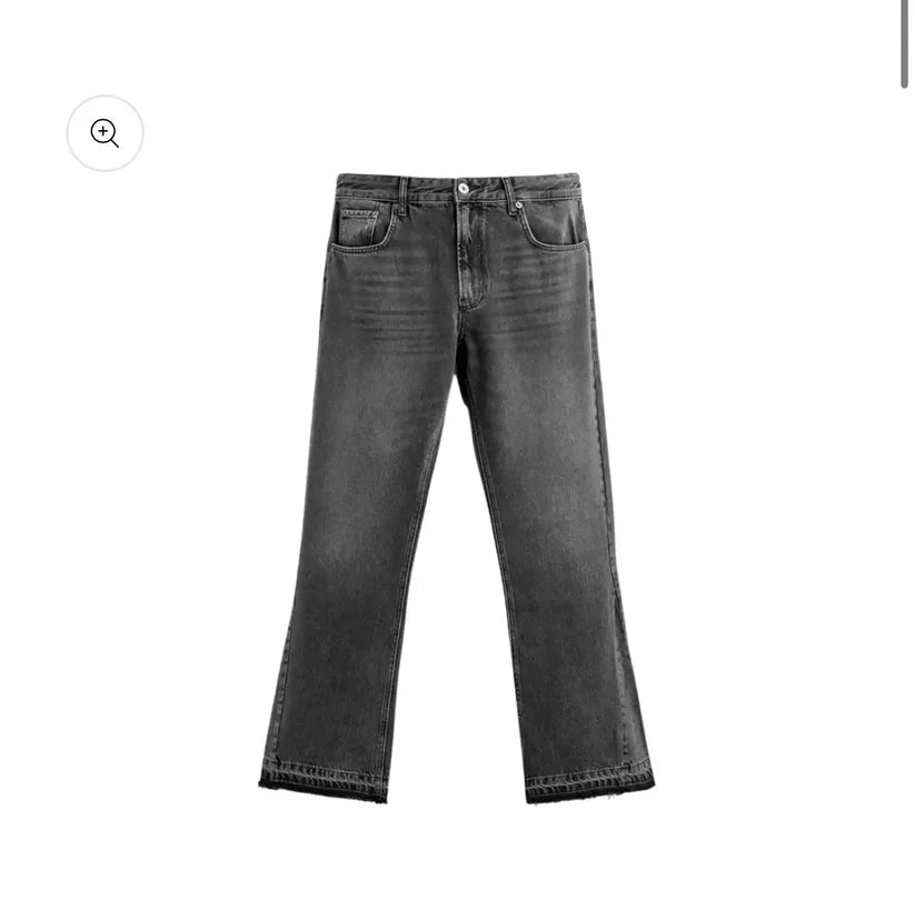 "Veloure" Flared Denim