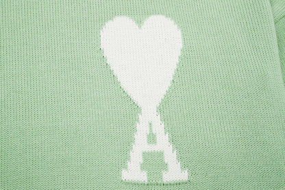 "HEART" - SWEATER MINT (UNISEX)