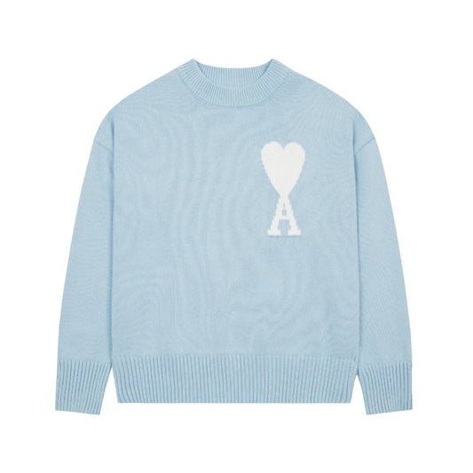 "HEART" - SWEATER BABYBLUE (UNISEX)